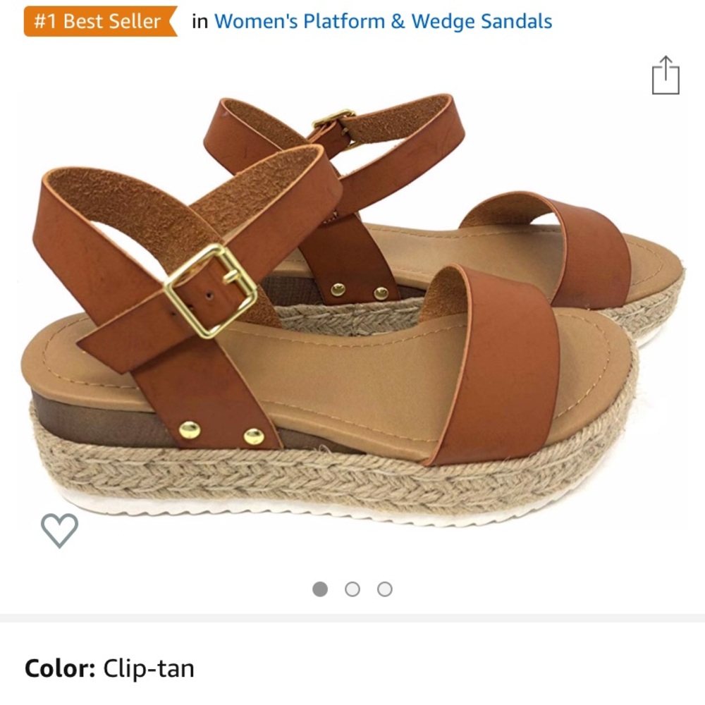 Brand new Soda platform sandals